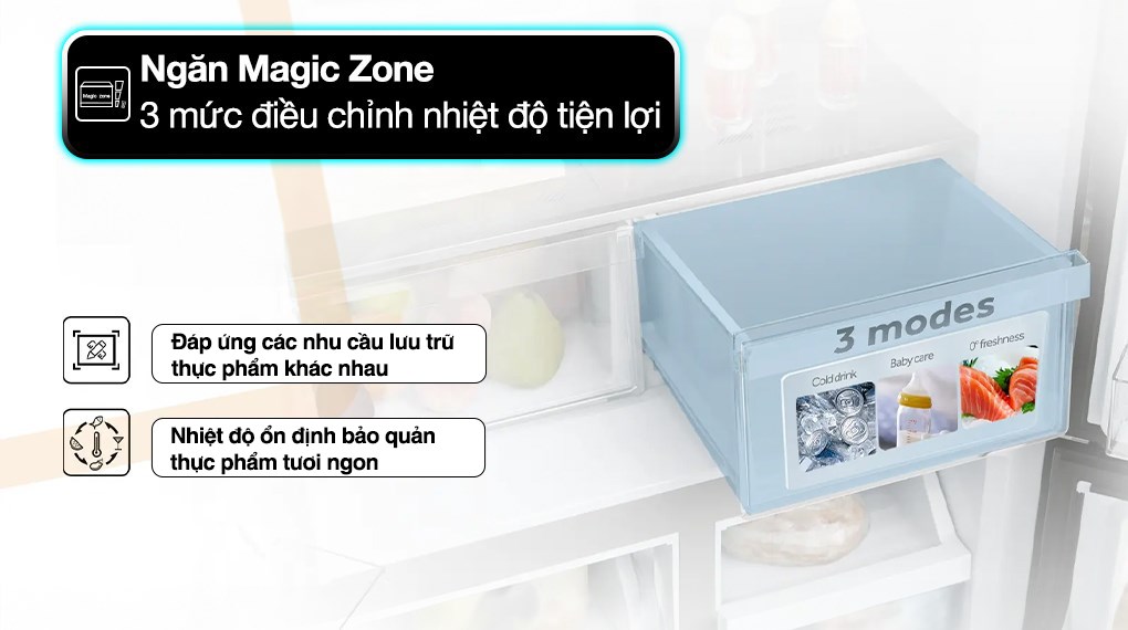 Tủ lạnh Aqua Inverter 469 lít Multi Door AQR-M536XA(GB)