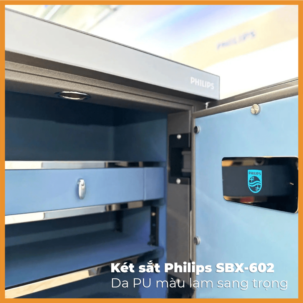 Két sắt Philips SBX602-6CU kết nối wifi - 89kg