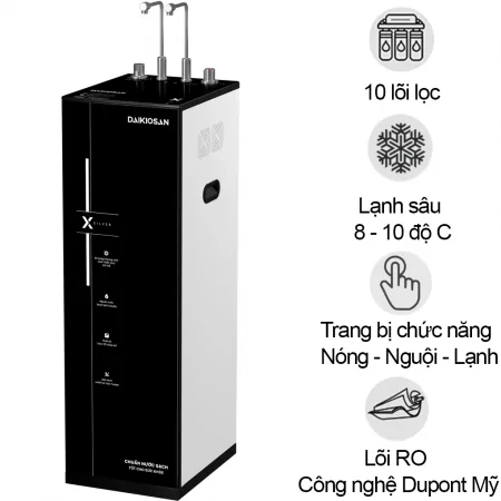 Máy lọc nước RO X-SILVER nóng nguội Daikiosan DN203