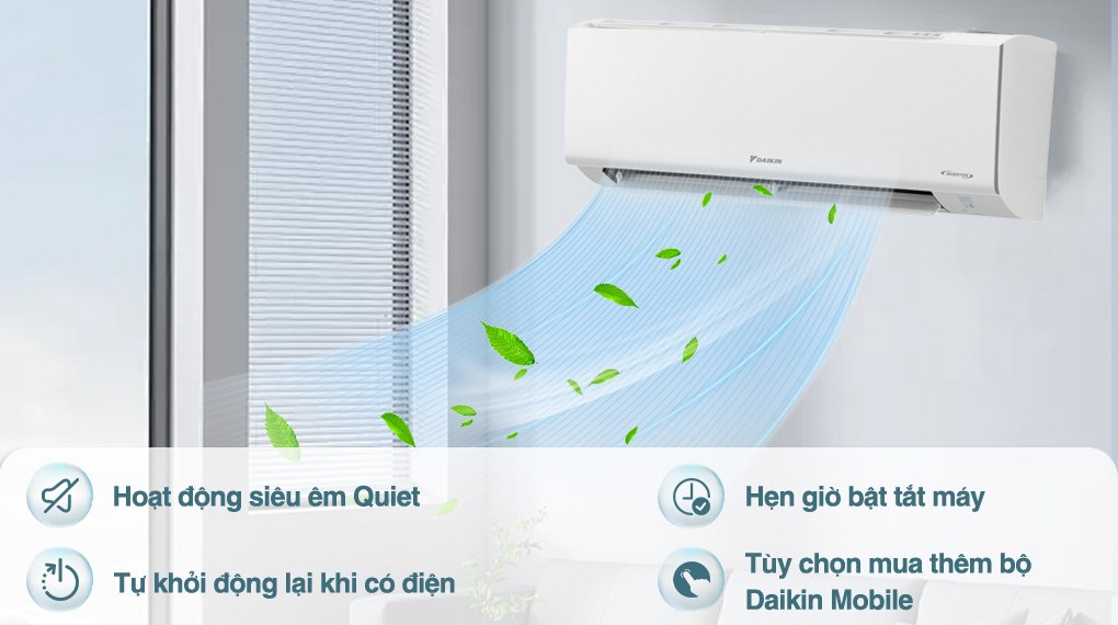 Máy lạnh Daikin Inverter 1 HP F/ATKB25YVMV