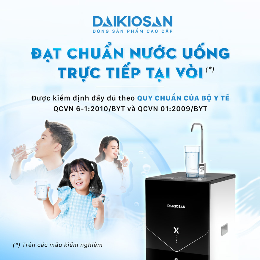Máy lọc nước RO X-GUARD Daikiosan DSW-32010M