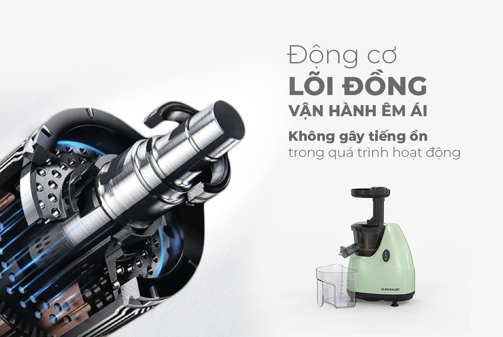 Máy ép chậm Sunhouse SHD5501