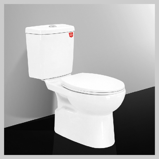 Bàn cầu 2 khối rời LT-302 Letton (Thân + két + nắp rơi êm)