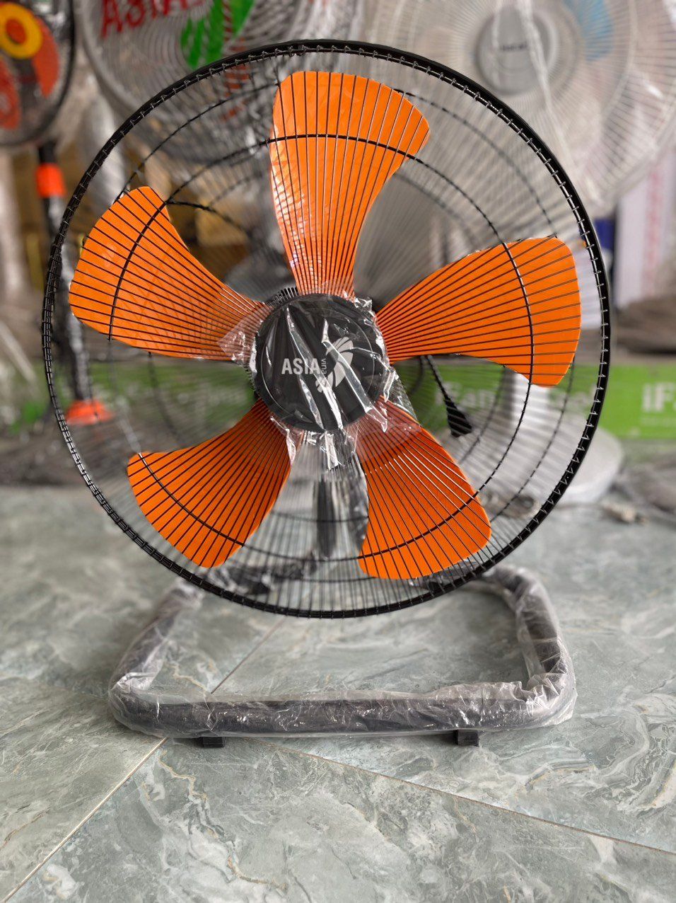 Quạt sàn Bán Công Nghiệp Asia VY586890 - Đen Cam - 80W