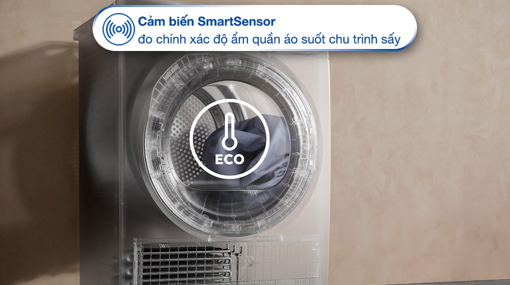Máy sấy thông hơi Electrolux UltimateCare 8 kg EDV804H3WC