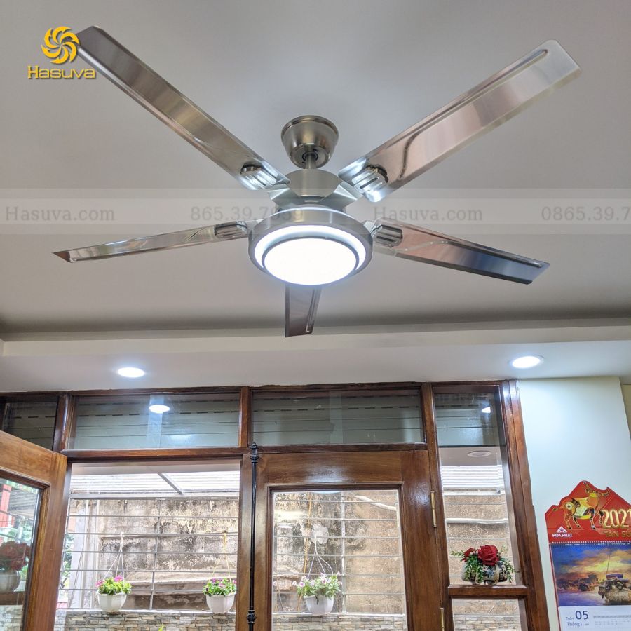 Quạt Trần Đèn Hợp Kim 5 Cánh