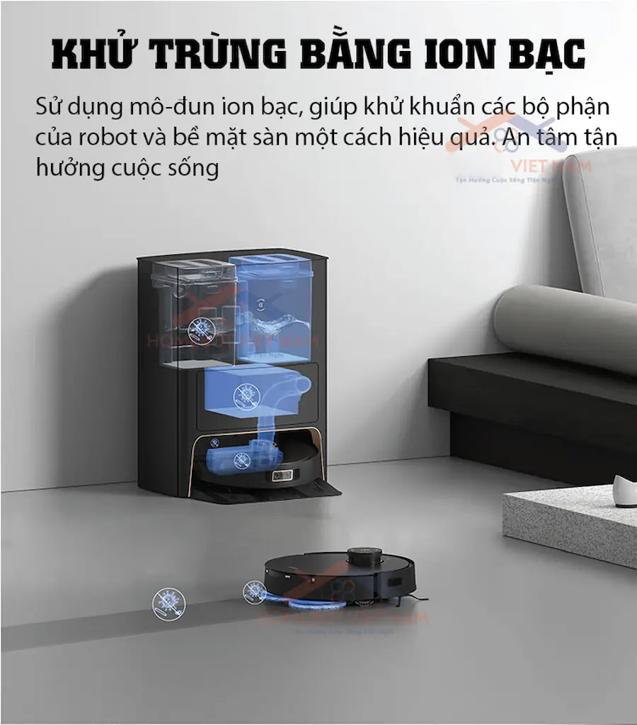 Robot hút bui ECOVACS DEEBOT X1S PRO PLUS (CCC)