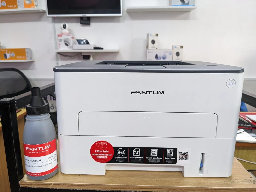 Máy in laser đen trắng PANTUM P3010DW (A4/A5/ Đảo mặt/ USB/ WIFI)