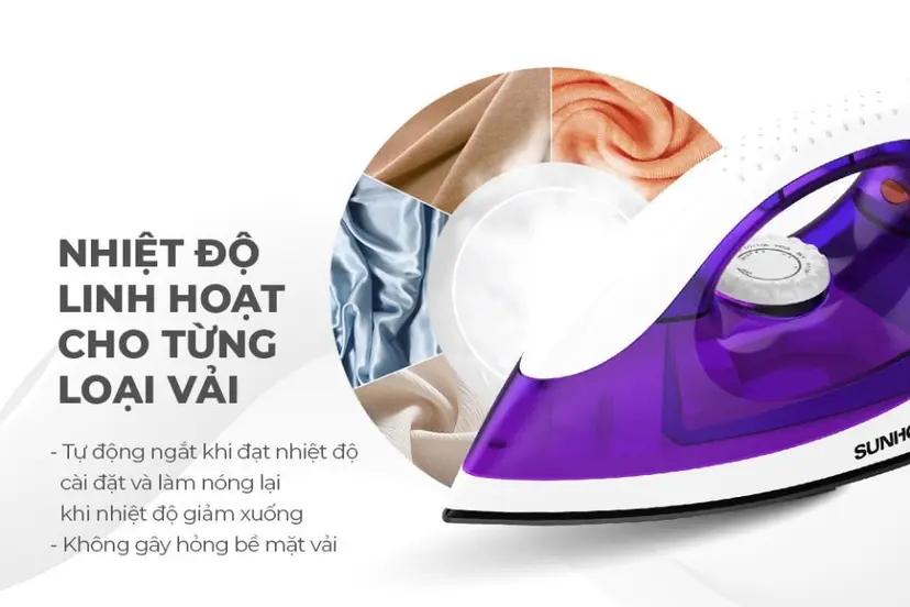 Bàn ủi khô Sunhouse SHD2011