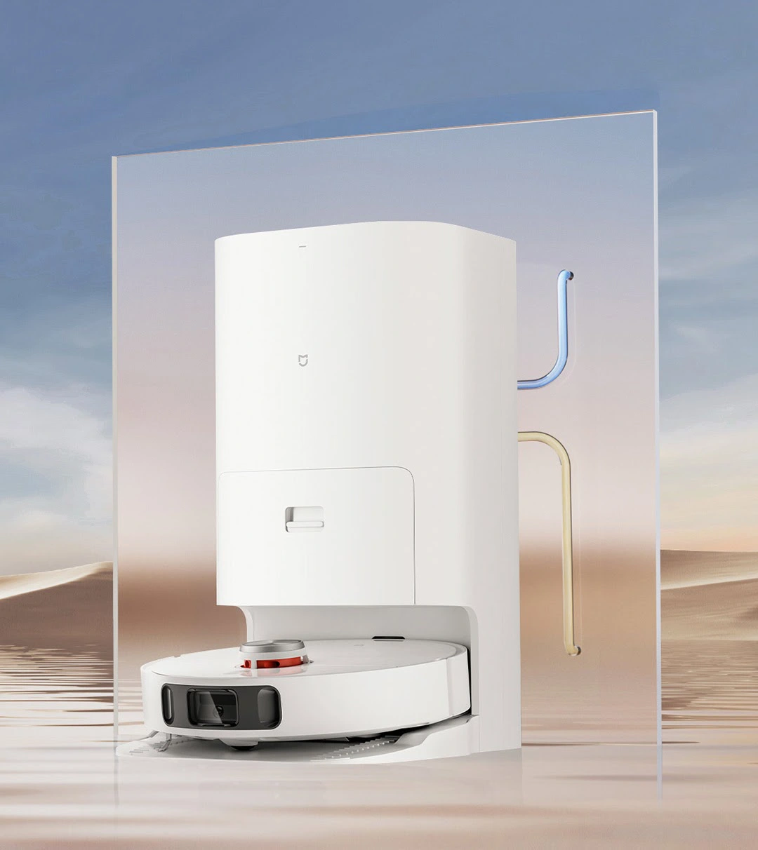 Robot hút bụi lau nhà tự giặt khăn Xiaomi Mijia 1S B116 có camera - Tự dọn rác