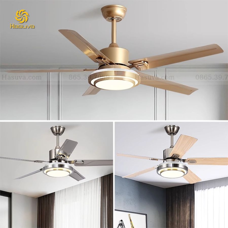 Quạt Trần Đèn Hợp Kim 5 Cánh