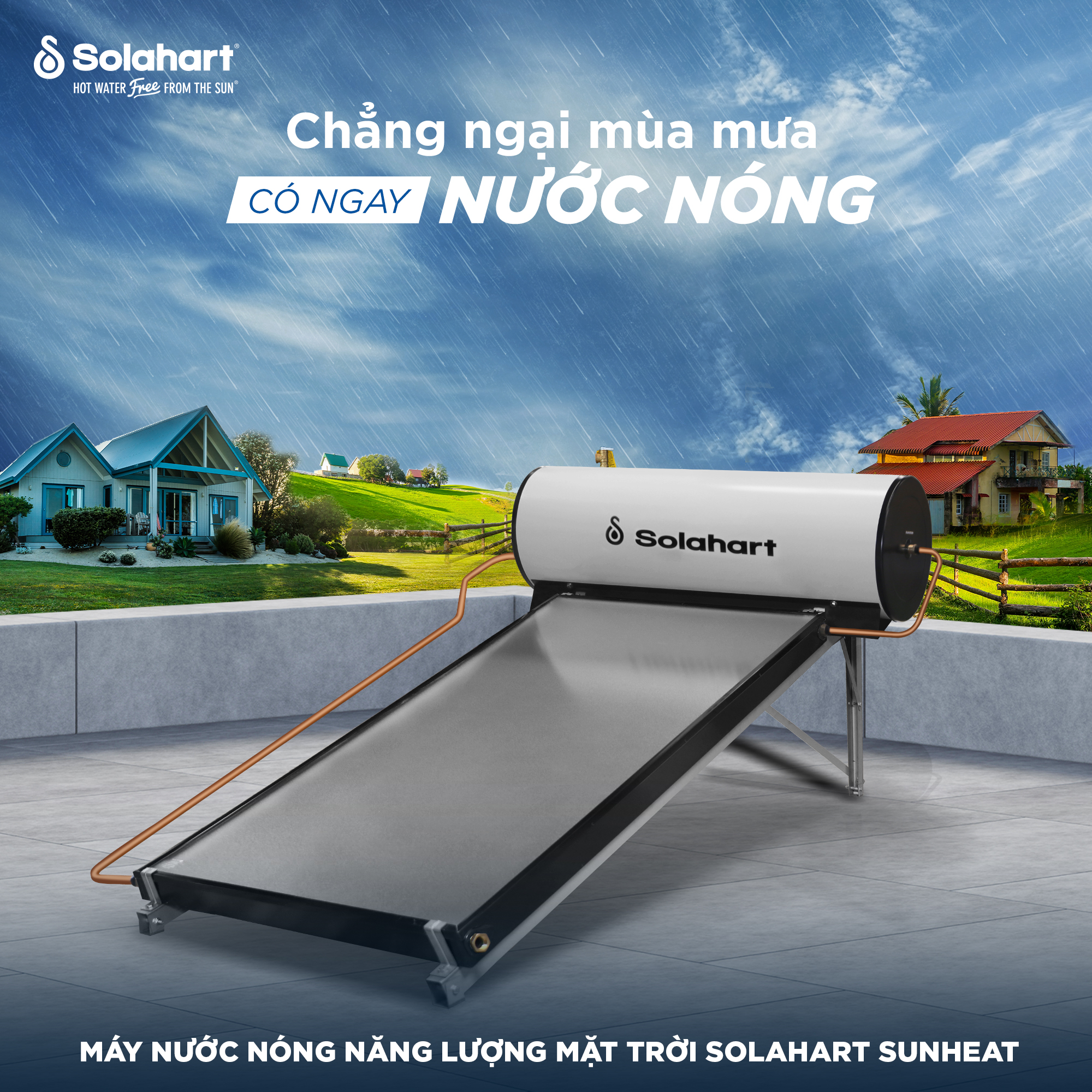 Máy nước nóng năng lượng mặt trời Solahart 150L