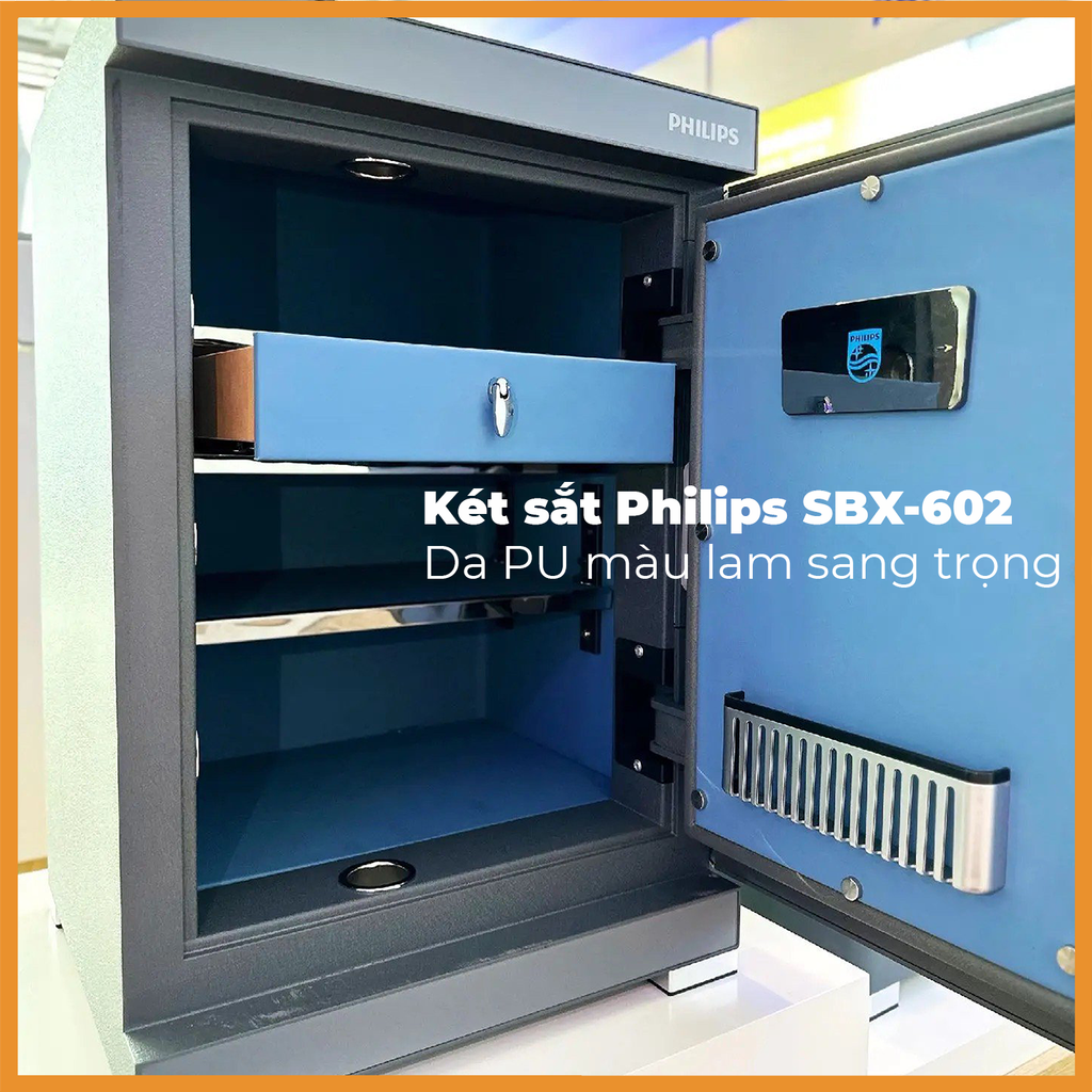 Két sắt Philips SBX602-6CU kết nối wifi - 89kg