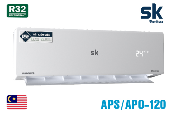 Điều hòa Sumikura 1.5 HP APS/APO-120 12000BTU 1 Chiều (Morandi R32)