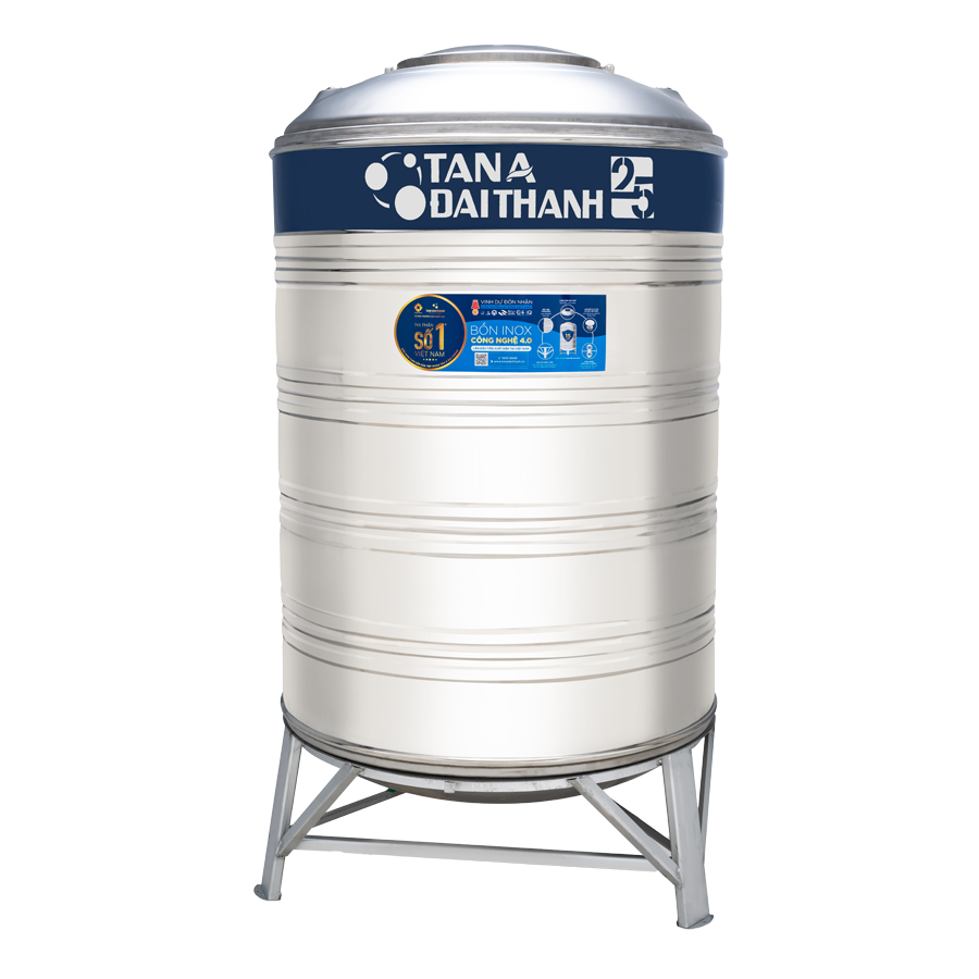 Bồn nước inox Tân Á 500L Đứng