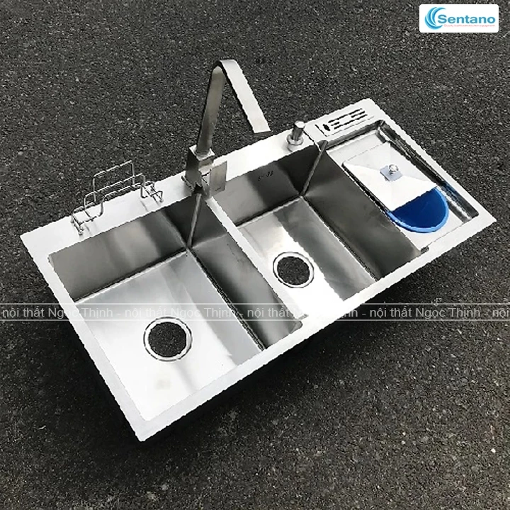 Chậu INOX 304 Đúc 100x48 RDT 