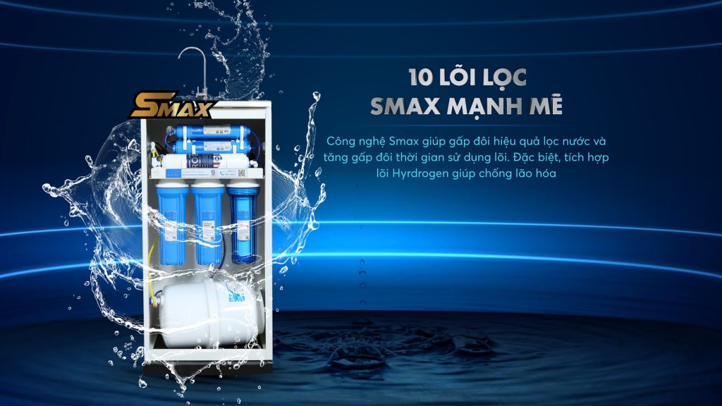 Máy lọc nước RO KAROFI ERO100 - 1 vòi, 1 chế độ nguội, 10 cấp Hydrogen