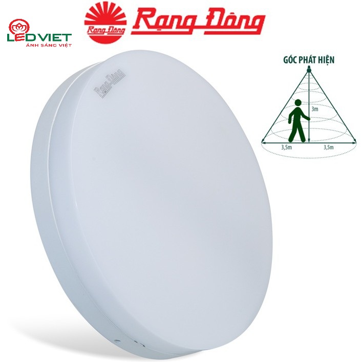Ốp trần cảm biến LN12N - RAD 220/18w Tròn RĐ