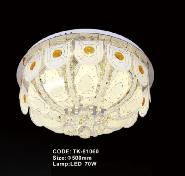 Đèn Mâm Ốp Trần Led Tròn TK-81060/500