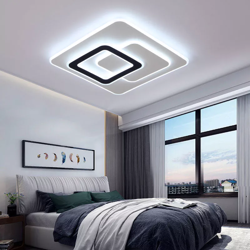 Đèn áp trần LED vuông 3 chế độ sáng ML 9878 L500xW500xH80