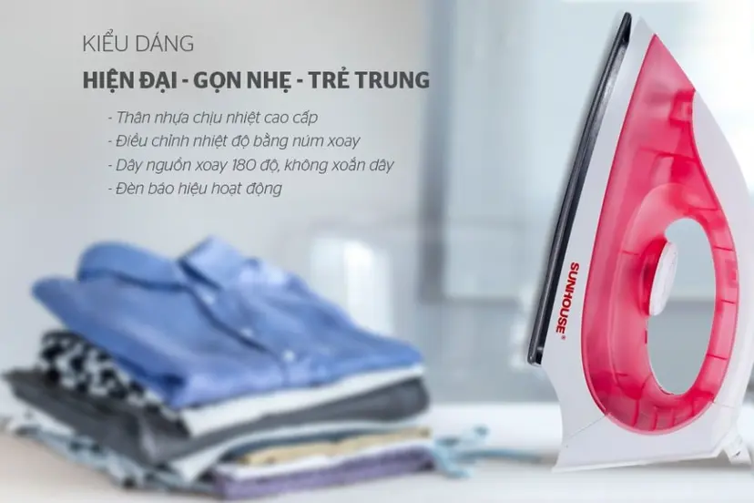 Bàn ủi khô Sunhouse SHD1072