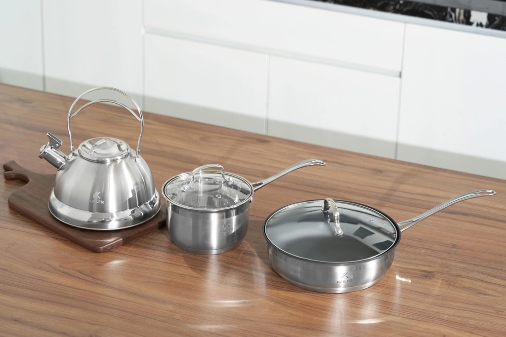 Bộ nồi inox 6 món Kailer KL-6666