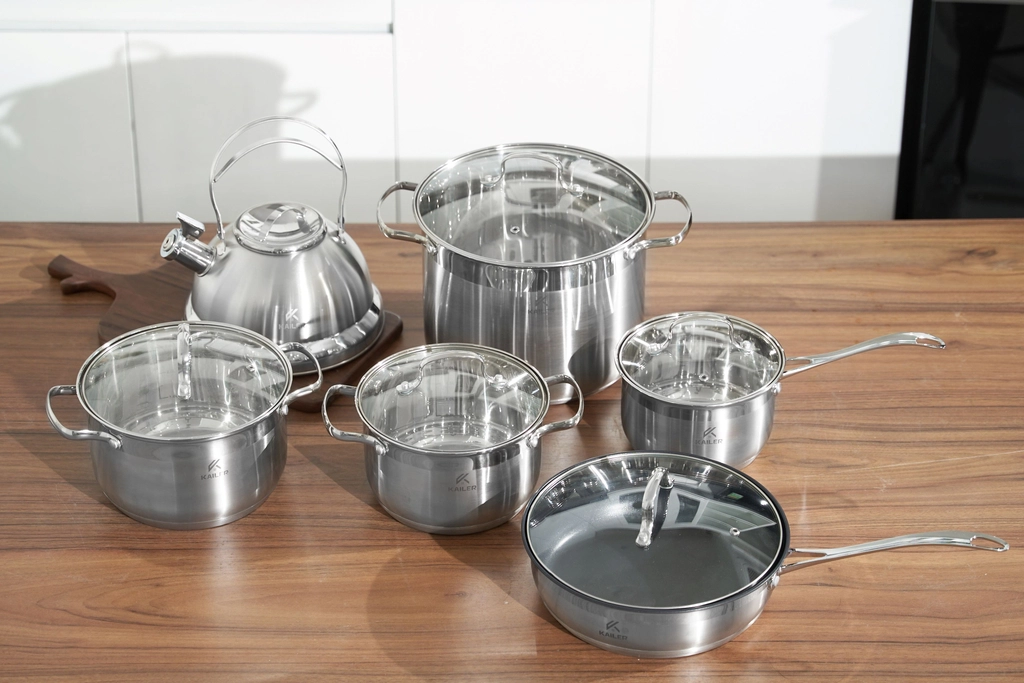 Bộ nồi inox 6 món Kailer KL-6666
