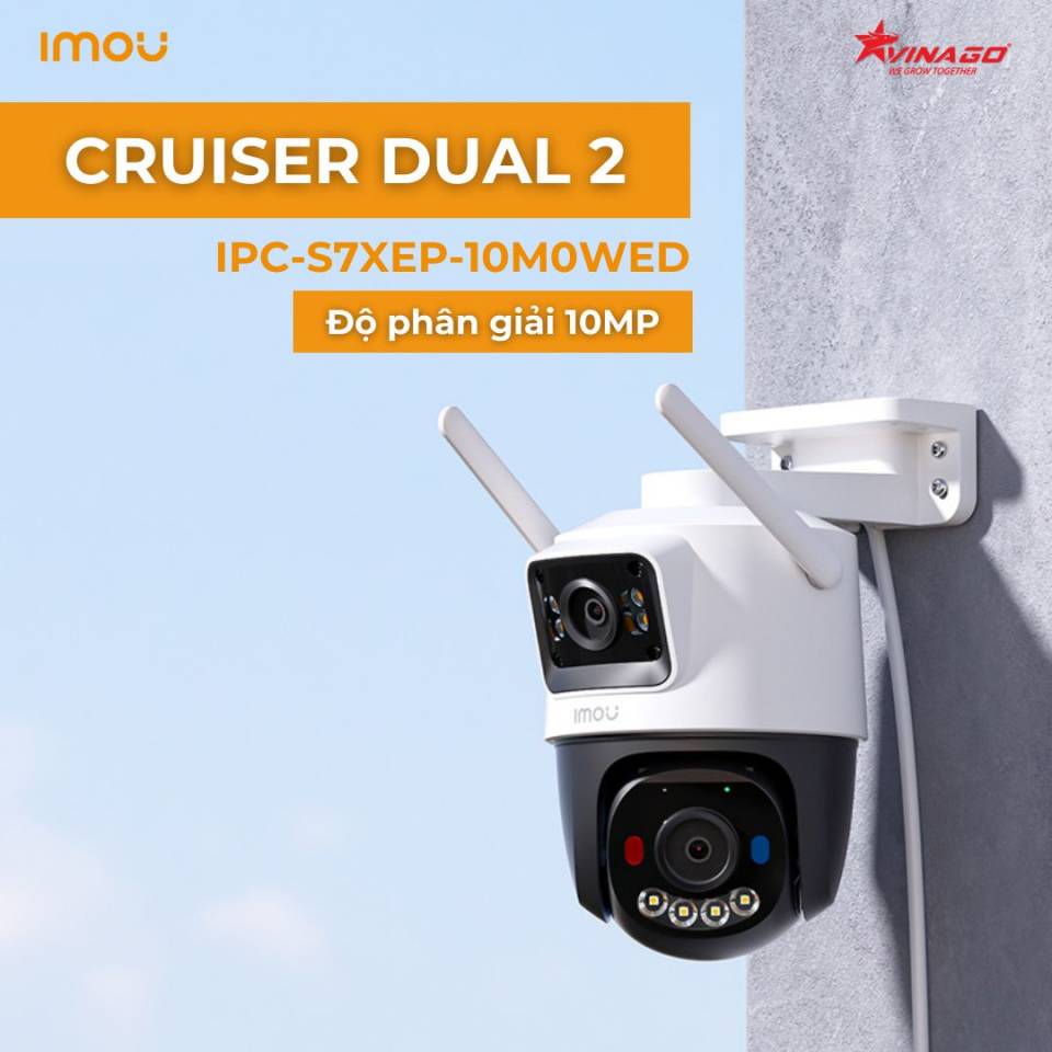 Camera Wifi ngoài trời 10MP iMOU IPC-S7XEP-10M0WED