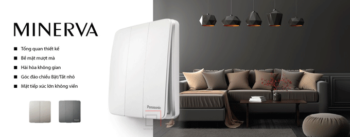 Công Tắc Panasonic WMT501 Minerva 1 Chiều