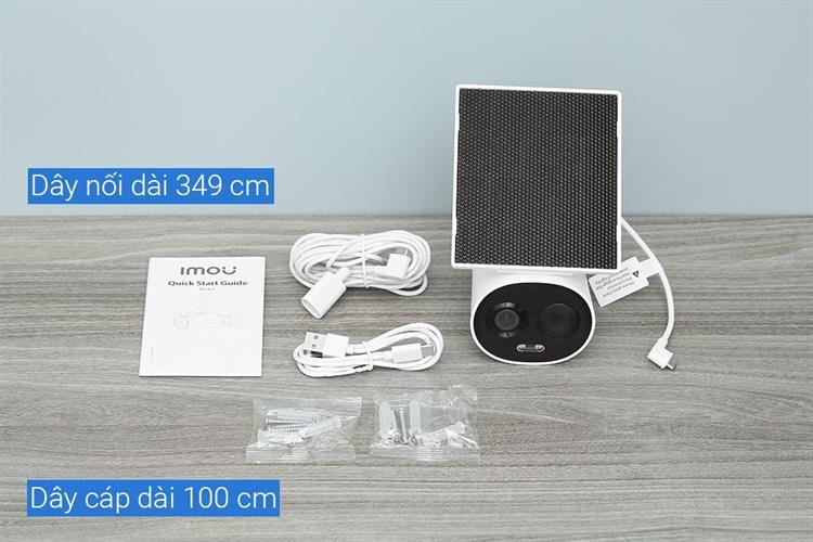 Camera Wifi dùng pin IMOU CELL 3C 3MP kèm tấm Solar (IPC-K9DCP-3T0WE-V2)