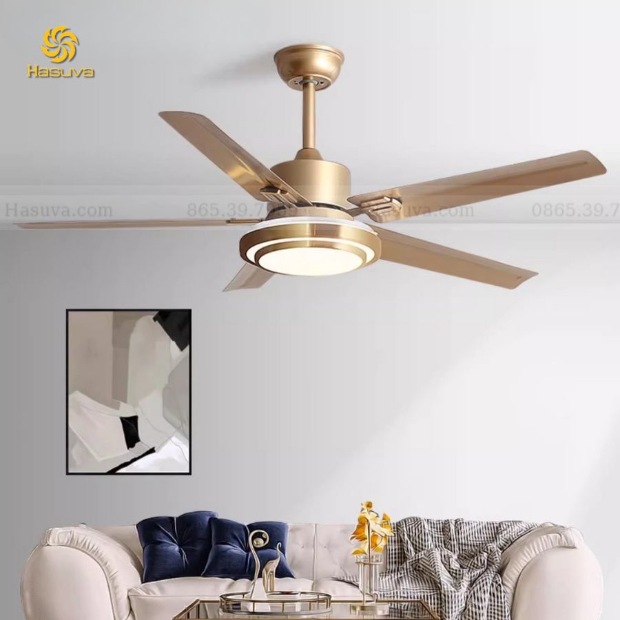 Quạt Trần Đèn Hợp Kim 5 Cánh