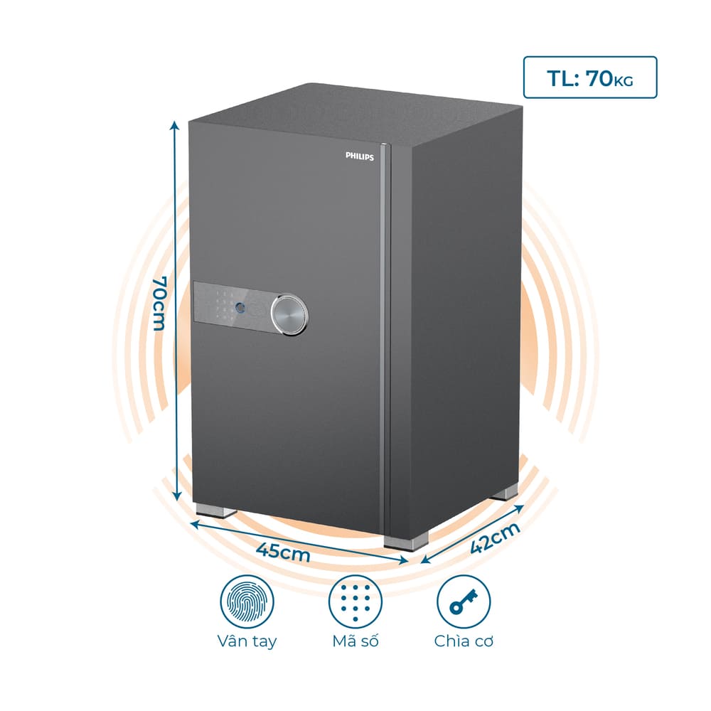 Két sắt Philips SBX202 7C0 - 70Kg