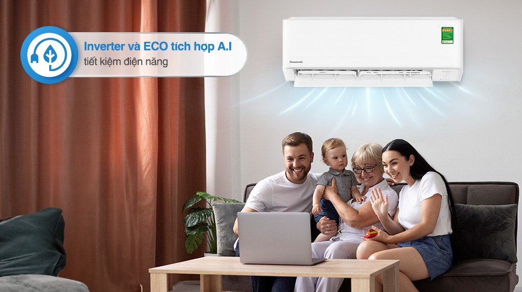 Máy lạnh Panasonic Inverter 1.5 HP CU/CS-RU/PU12AKH-8