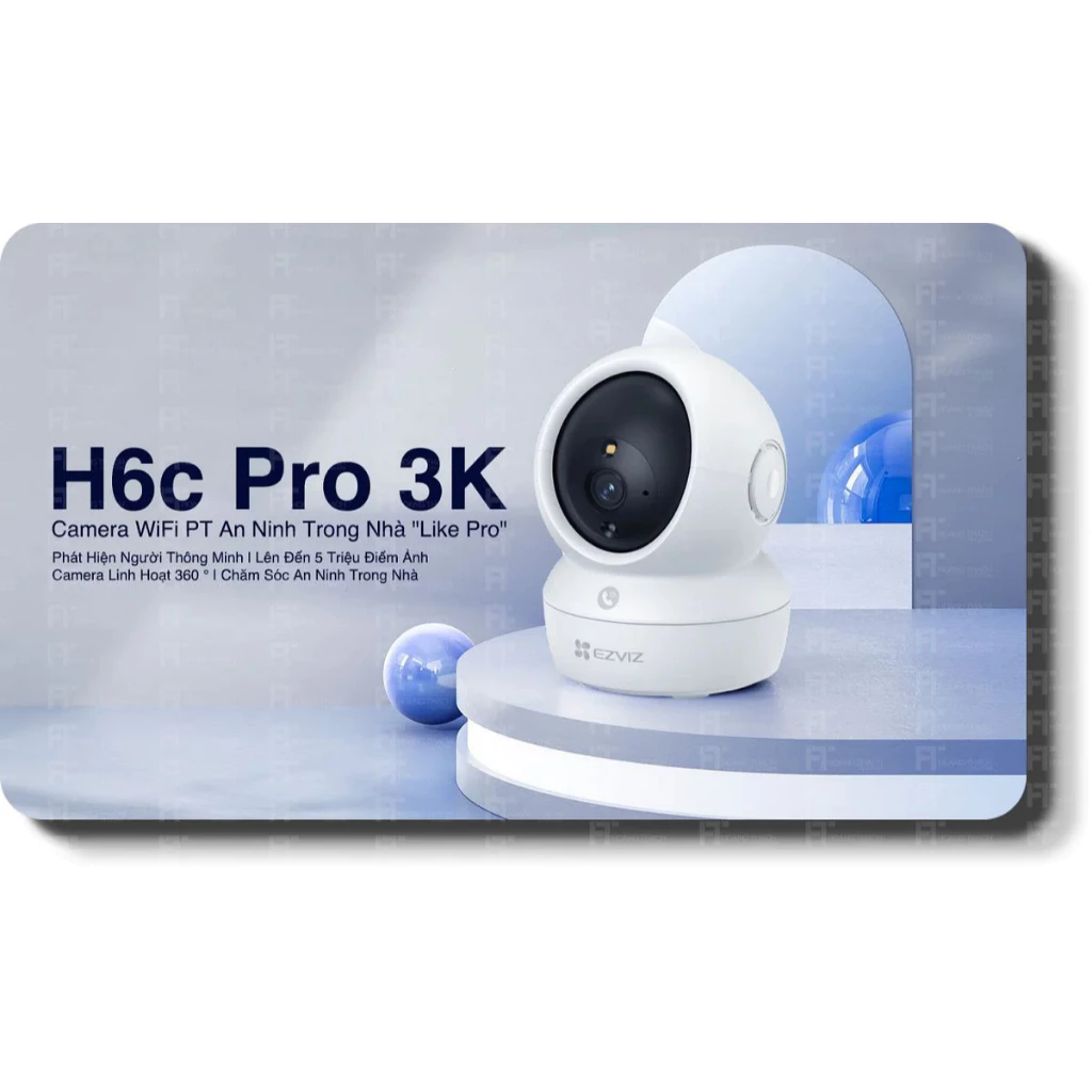 Camera Ezviz Xoay 360 Trong Nhà H6C Pro 2K (3.0MP)