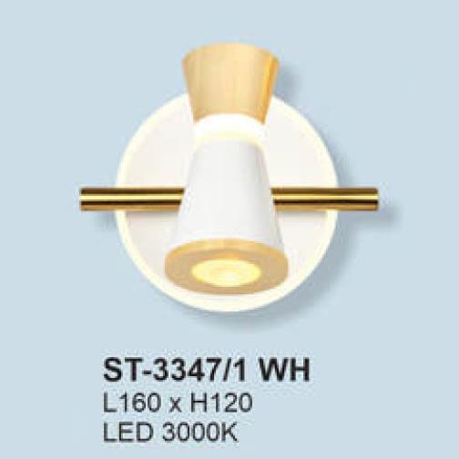 ST-3347/1WH - Đèn soi gương, sọi tranh Andora ST-3347 - LED 3000K (Vỏ trắng)