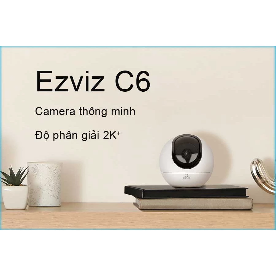 Camera Wifi quay quét 2K, tích hợp AI EZVIZ C6 4MP