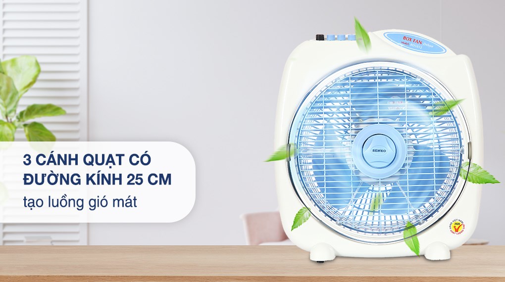 Quạt hộp Senko 3 cánh BD1012 40W