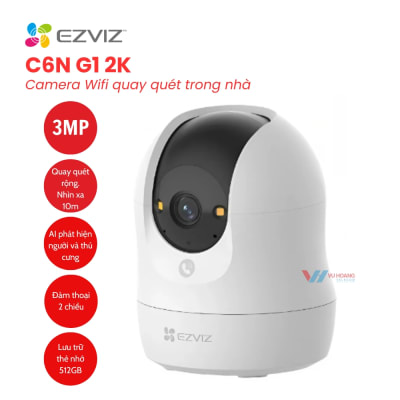 Camera Wifi quay quét EZVIZ C6N G1 2K 3MP (Trong nhà)