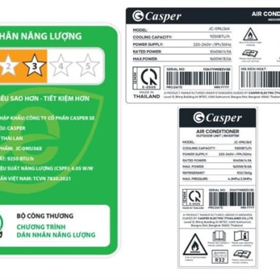 Máy lạnh Casper Inverter 1 HP JC-09IU36X