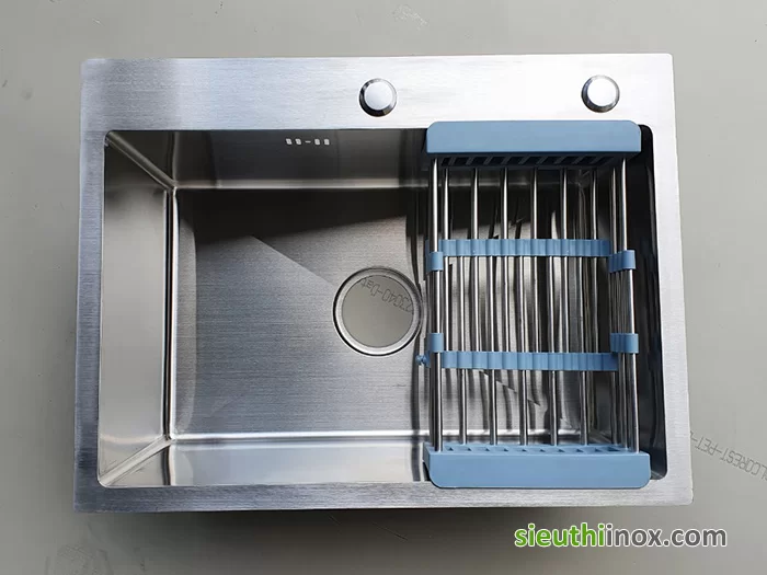 Chậu rửa bát inox 1 hố 60x45