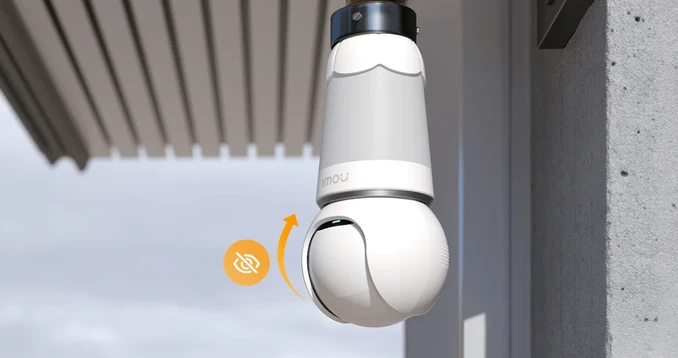 Camera Wifi quay quét bóng đèn 3MP iMOU IPC-S6DP-3M0WEB-E27