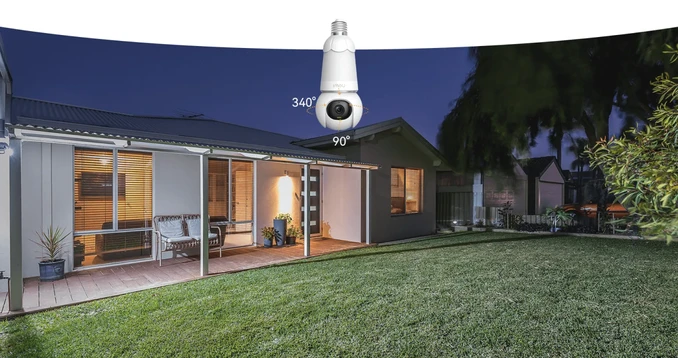 Camera Wifi quay quét bóng đèn 3MP iMOU IPC-S6DP-3M0WEB-E27