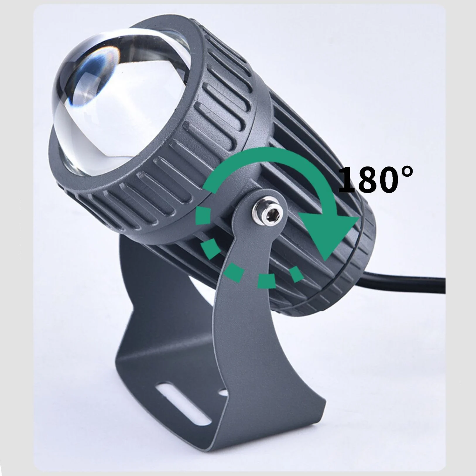 Đèn rọi tường rọi cột rọi cây ngoài trời 10W RGB