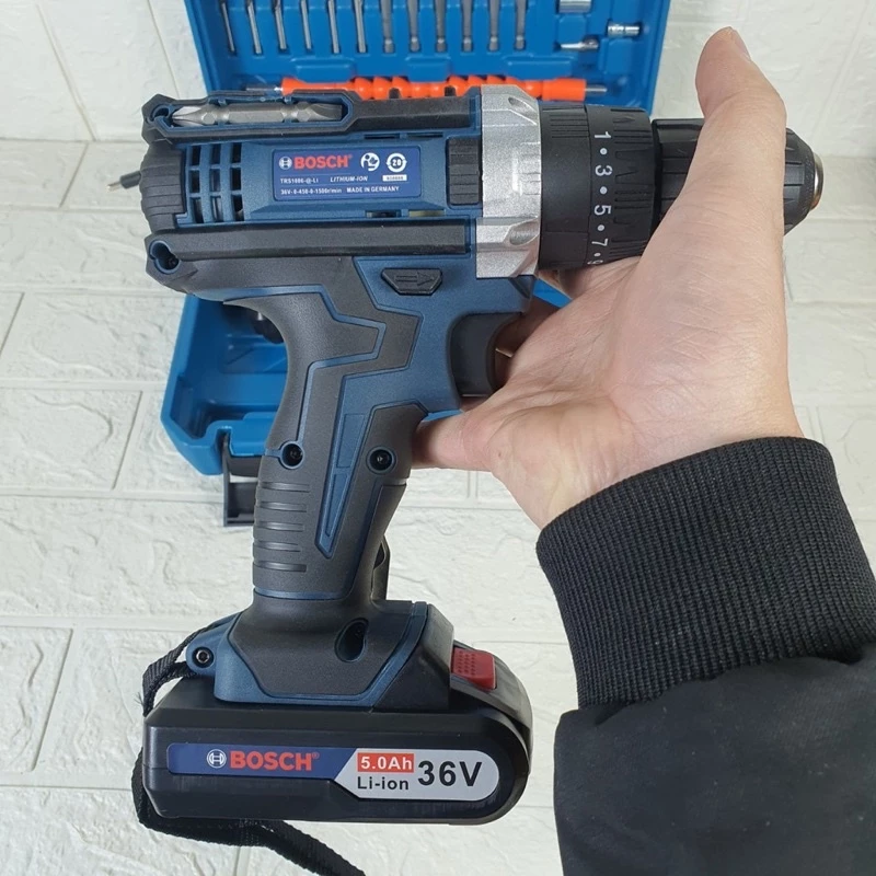 Máy Khoan Pin Bosch 36V + Tặng kèm Full phụ kiện