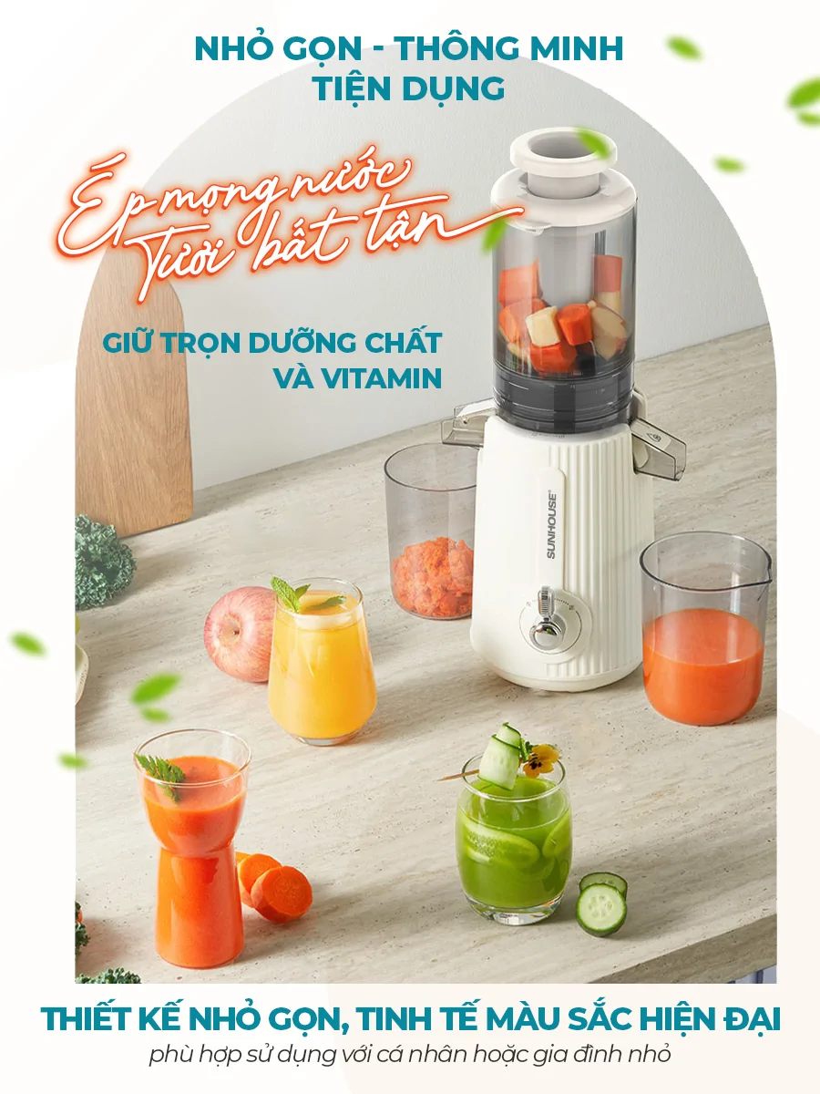Máy Ép Chậm Sunhouse SHD5516