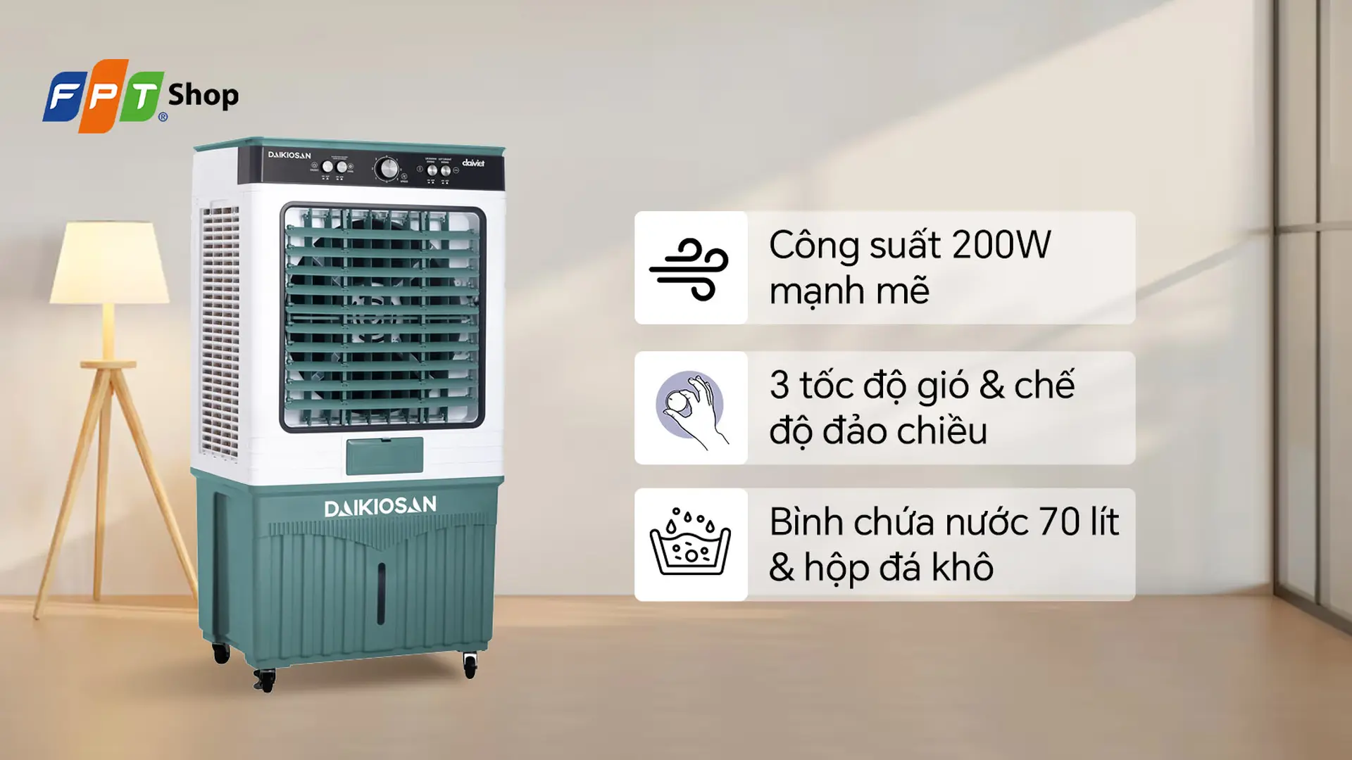 Quạt điều hoà Daikiosan DM116 200W