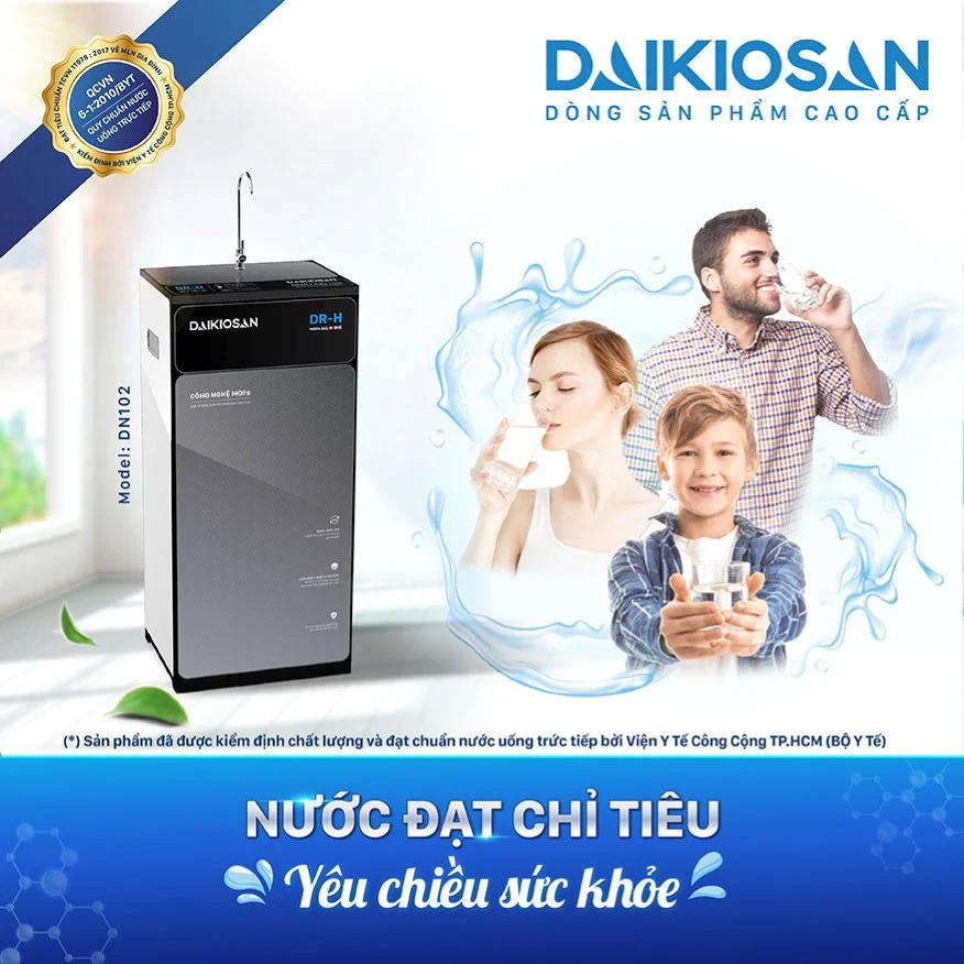 Máy lọc nước RO Dr.H 3D Daikiosan DN102