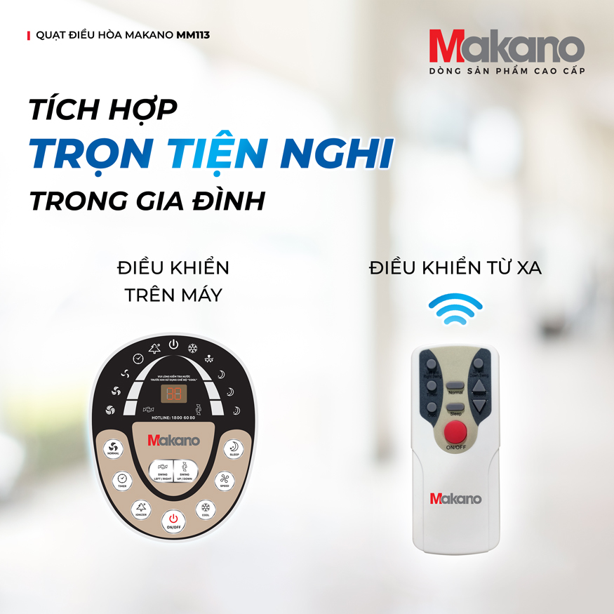 Quạt điều hòa Makano MM113