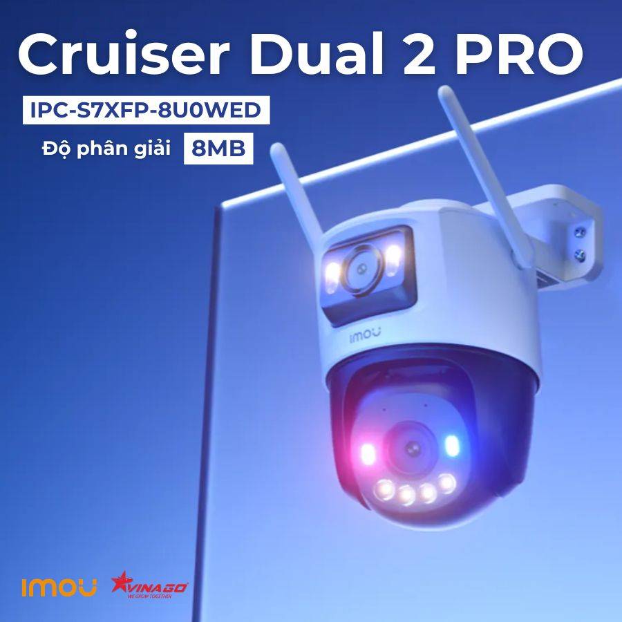 Camera Wifi 8MP iMOU Cruiser Dual 2 Pro (IPC-S7XFP-8U0WED)