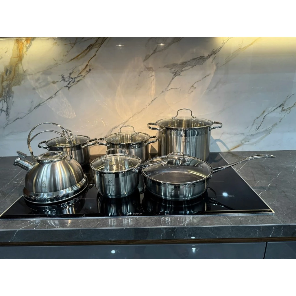 Bộ nồi inox 6 món Kailer KL-6666